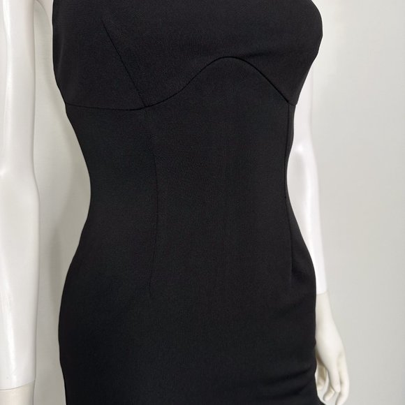 Selfie Leslie Aces Cami Strap Ruffle Hem Bodycon Mini Dress in Black Size XS - Picture 6 of 13